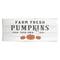 Stupell Industries Farm Fresh Pumpkins Country Sign Wall Plaque Art